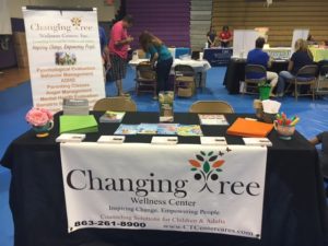 Changing Tree was present at the back to school bash at the OHS campus. 